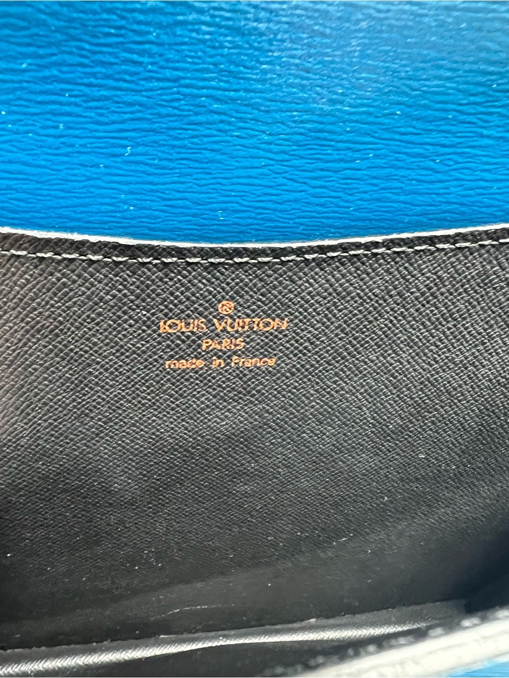 Louis Vuitton Blue Epi Leather Crossbody Bag Grenelle Collection - Picture 11 of 17